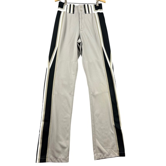 Boombah Other - Boombah Baseball Pants Mens 28 Grey Black White Good Striped Athletic Uniform